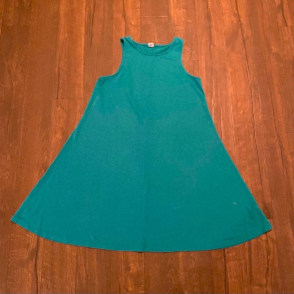 Teal Sleeveless Dress | Old Navy